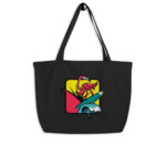 Our Flock Rocks Large organic tote bag