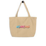 Our Flock Rocks Large organic tote bag - Image 4