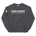 EMPOWER Unisex Sweatshirt White Logo - Image 11