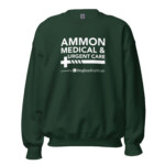 Ammon Medical and Urgent Care Unisex Sweatshirt White Logo - Image 7