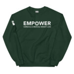 EMPOWER Unisex Sweatshirt White Logo - Image 7