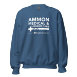 Ammon Medical and Urgent Care Unisex Sweatshirt White Logo - Image 15