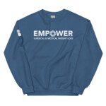 EMPOWER Unisex Sweatshirt White Logo - Image 15