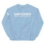EMPOWER Unisex Sweatshirt White Logo - Image 19