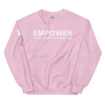 EMPOWER Unisex Sweatshirt White Logo - Image 23