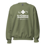1st Choice Unisex Sweatshirt White Logo - Image 9