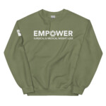 EMPOWER Unisex Sweatshirt White Logo - Image 17
