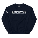 EMPOWER Unisex Sweatshirt White Logo - Image 3