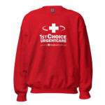 1st Choice Unisex Sweatshirt White Logo
