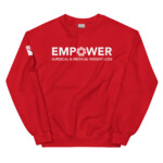 EMPOWER Unisex Sweatshirt White Logo - Image 9