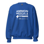 Ammon Medical and Urgent Care Unisex Sweatshirt White Logo - Image 13