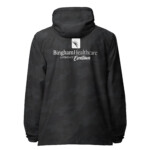 Bingham Healthcare Unisex lightweight zip up windbreaker White Logo - Image 14
