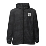 Bingham Healthcare Unisex lightweight zip up windbreaker White Logo