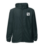 Bingham Healthcare Unisex lightweight zip up windbreaker White Logo - Image 4