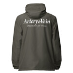 Artery & Vein Unisex lightweight zip up windbreaker - Image 12