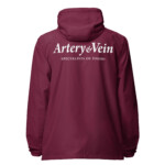 Artery & Vein Unisex lightweight zip up windbreaker - Image 6