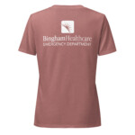 Bingham Healthcare ER Women’s relaxed v-neck t-shirt - Image 17