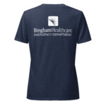 Bingham Healthcare ER Women’s relaxed v-neck t-shirt - Image 5