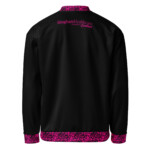 PINK Floral Unisex Bomber Jacket - Image 2