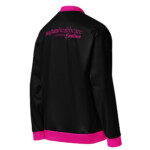 PINK Unisex Bomber Jacket - Image 4