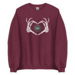 Daily Shot Skeleton Unisex Sweatshirt - Image 3
