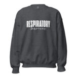 Respiratory Unisex Sweatshirt -White Logo - Image 29