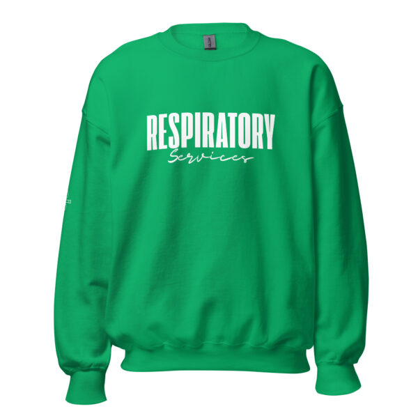 Respiratory Unisex Sweatshirt -White Logo - Image 49