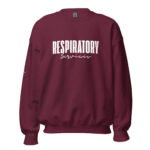 Respiratory Unisex Sweatshirt -White Logo