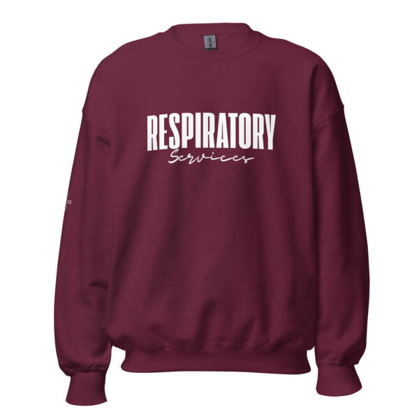 Respiratory Unisex Sweatshirt -White Logo