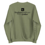 Respiratory Unisex Sweatshirt -Black Logo - Image 7
