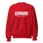 Respiratory Unisex Sweatshirt -White Logo - Image 25