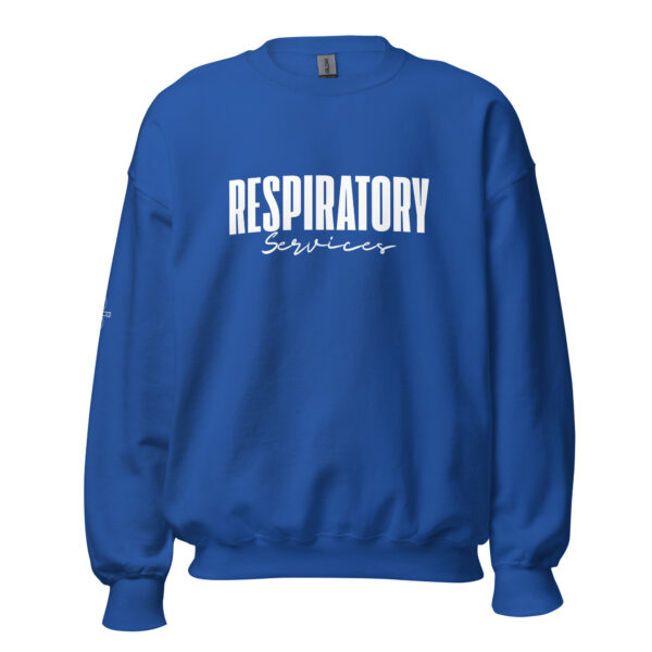 Respiratory Unisex Sweatshirt -White Logo - Image 33