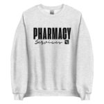 Pharmacy Svcs Sweatshirt Black Logo