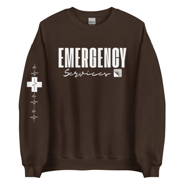 ER Services Sweatshirt White Logo - Image 3