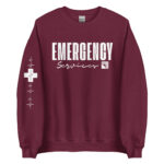 ER Services Sweatshirt White Logo - Image 7