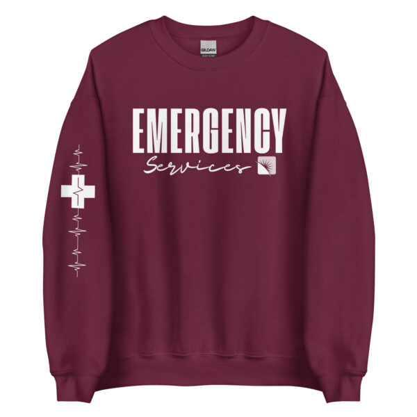 ER Services Sweatshirt White Logo - Image 7