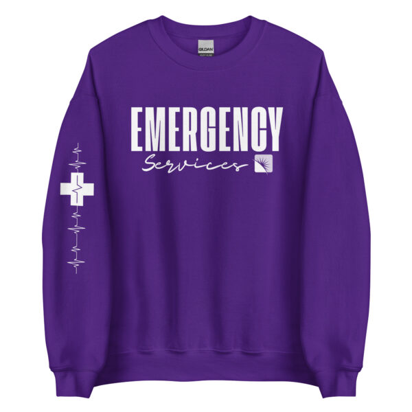 ER Services Sweatshirt White Logo - Image 5