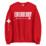 ER Services Sweatshirt White Logo - Image 11
