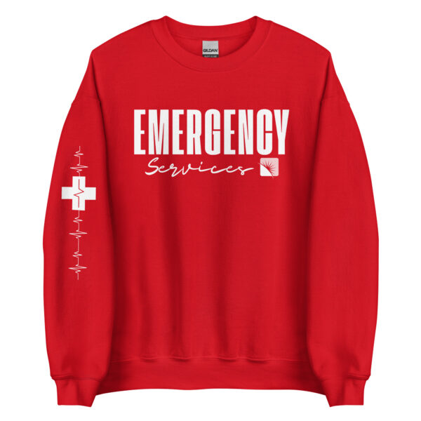 ER Services Sweatshirt White Logo - Image 11