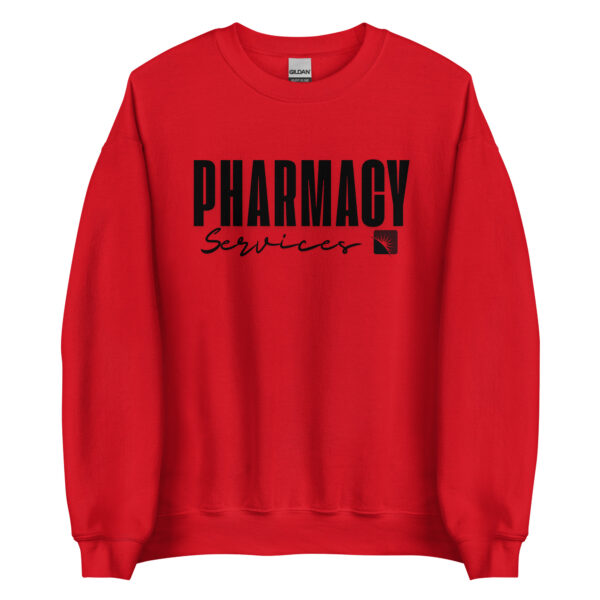Pharmacy Svcs Sweatshirt Black Logo - Image 2