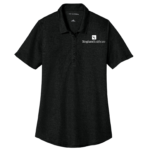 Bingham Healthcare Heathered Black Polo