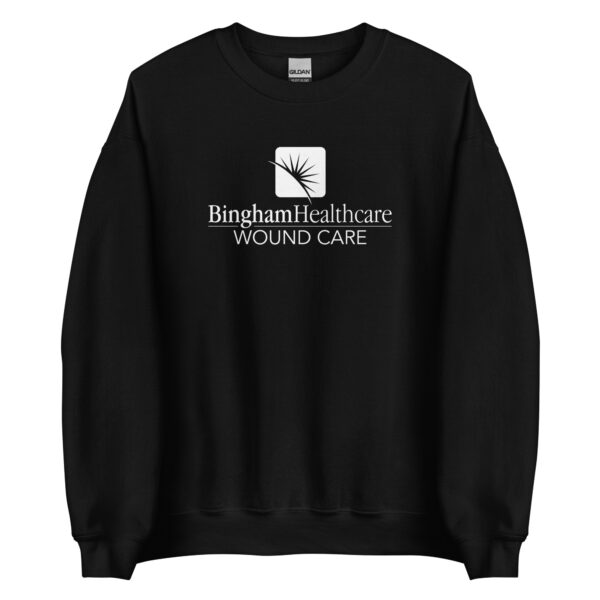 Wound Care Unisex Sweatshirt White logo