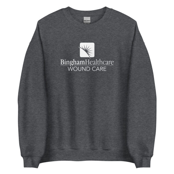 Wound Care Unisex Sweatshirt White logo - Image 15