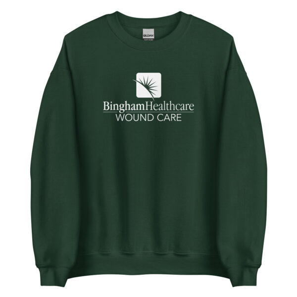 Wound Care Unisex Sweatshirt White logo - Image 11