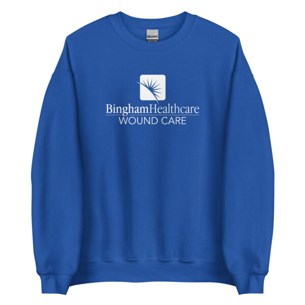Wound Care Unisex Sweatshirt White logo - Image 17