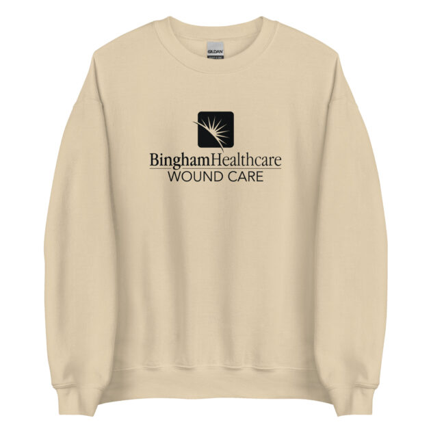 Wound Care Unisex Sweatshirt Black Logo