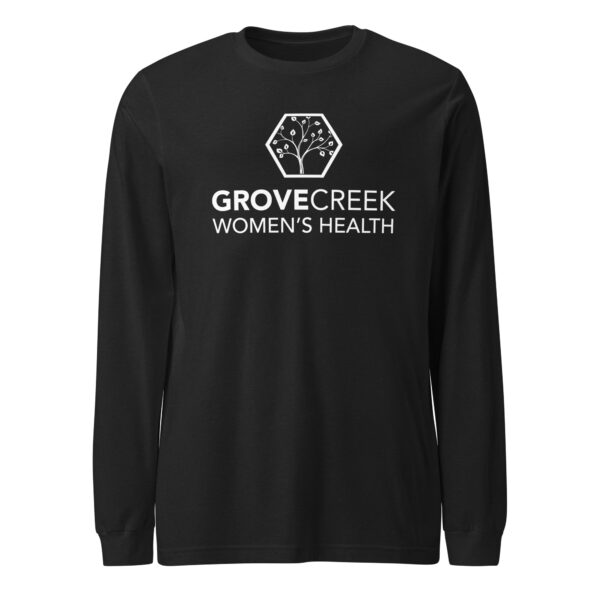 GCWH Unisex Long Sleeve Tee white logo - Image 2