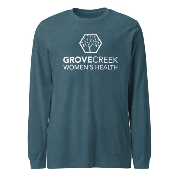 GCWH Unisex Long Sleeve Tee white logo - Image 37