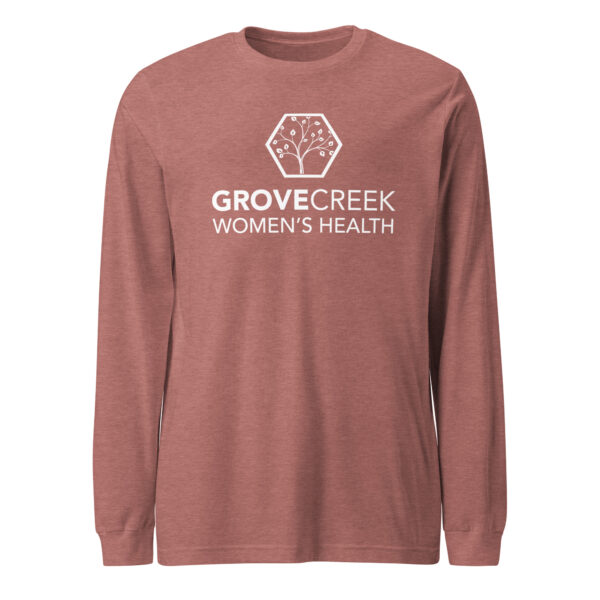 GCWH Unisex Long Sleeve Tee white logo - Image 49