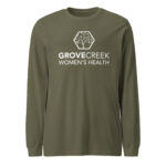 GCWH Unisex Long Sleeve Tee white logo - Image 45